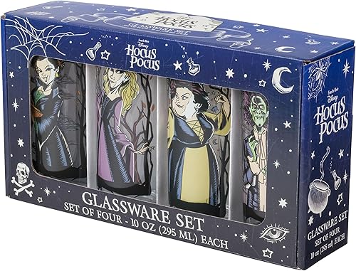 Miniatura 6 de Silver Buffalo Disney Nightmare Before Christmas Day of the Dead - Juego de 4 vasos de 10 onzas