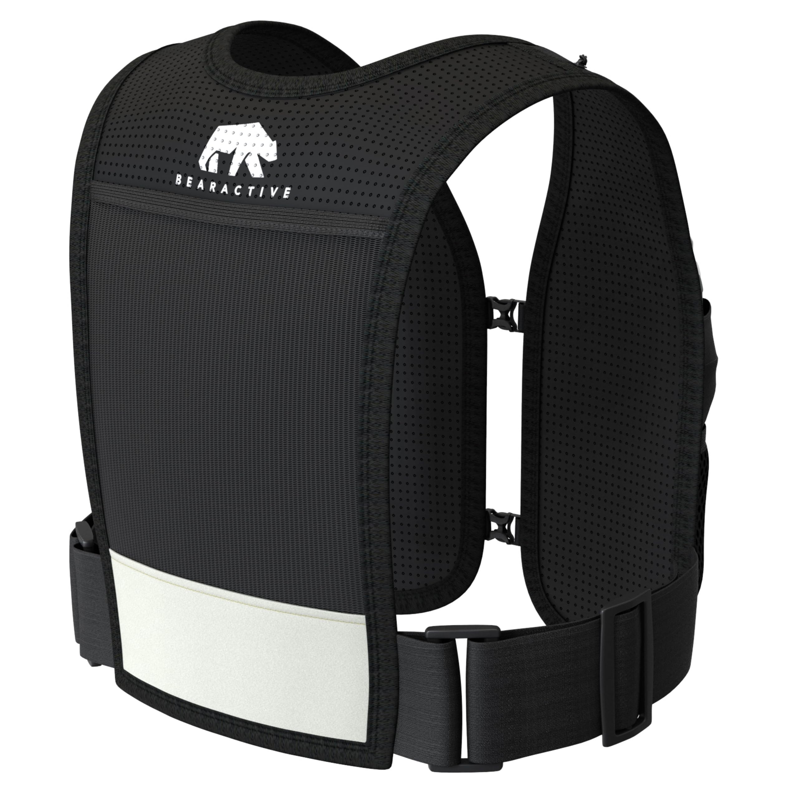 Running Phone Holder with 500ml Running Water Bottle - Adjustable Strap and 6 Pockets - Running Hydration Vest, Running Vest Women & Men - Running Gifts