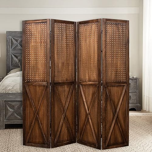 Miniatura 3 de Divisor de habitación con tablero de clavijas, pantallas divisoras de habitación plegables, pantalla de privacidad multifunción para espectáculos de