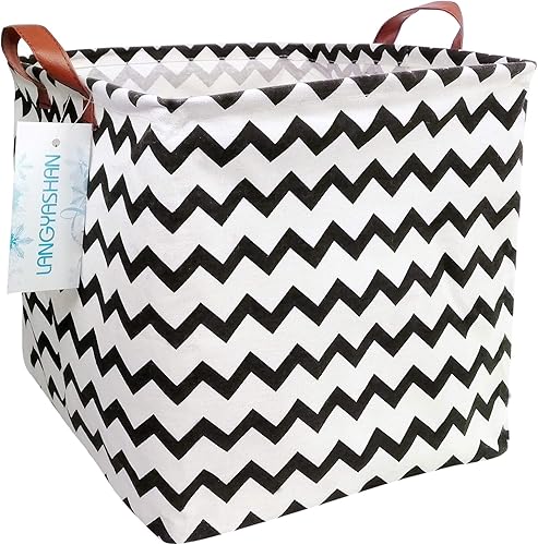 Miniatura 1 de Cajas de almacenamiento cuadradas e impermeables de lona para la ropa suciael cuarto de los niños, cajas para estantes, cestas de regalo,