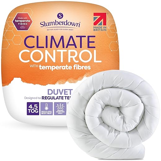 A summer duvet that adapts to temperature (Slumberdown Climate Control 4.5 Tog Duvet)