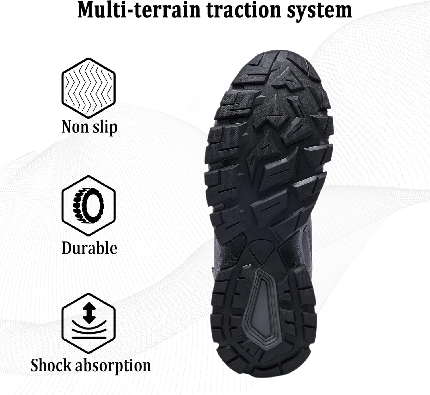 SHULOOK Women's Winter Snow Boots Warm Fur Lined Waterproof Non-slip Zipper Insulated Mid-Calf Boots