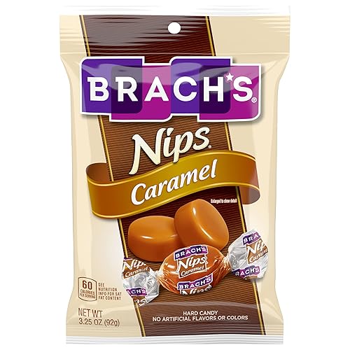 Nips Caramelo de caramelo, caja de 4 onzas (paquete de 12)
