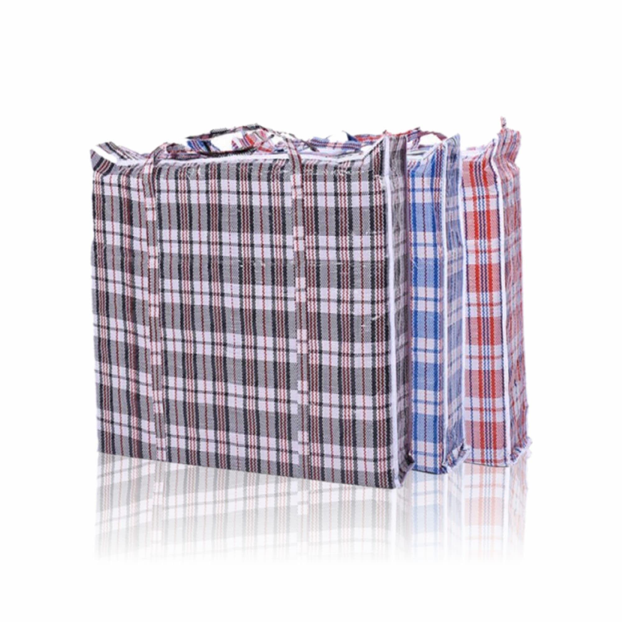 Borsa Jumbo Con Cerniera - Gigante, Resistente E Riutilizzabile Per Spesa, Traslochi E Viaggi