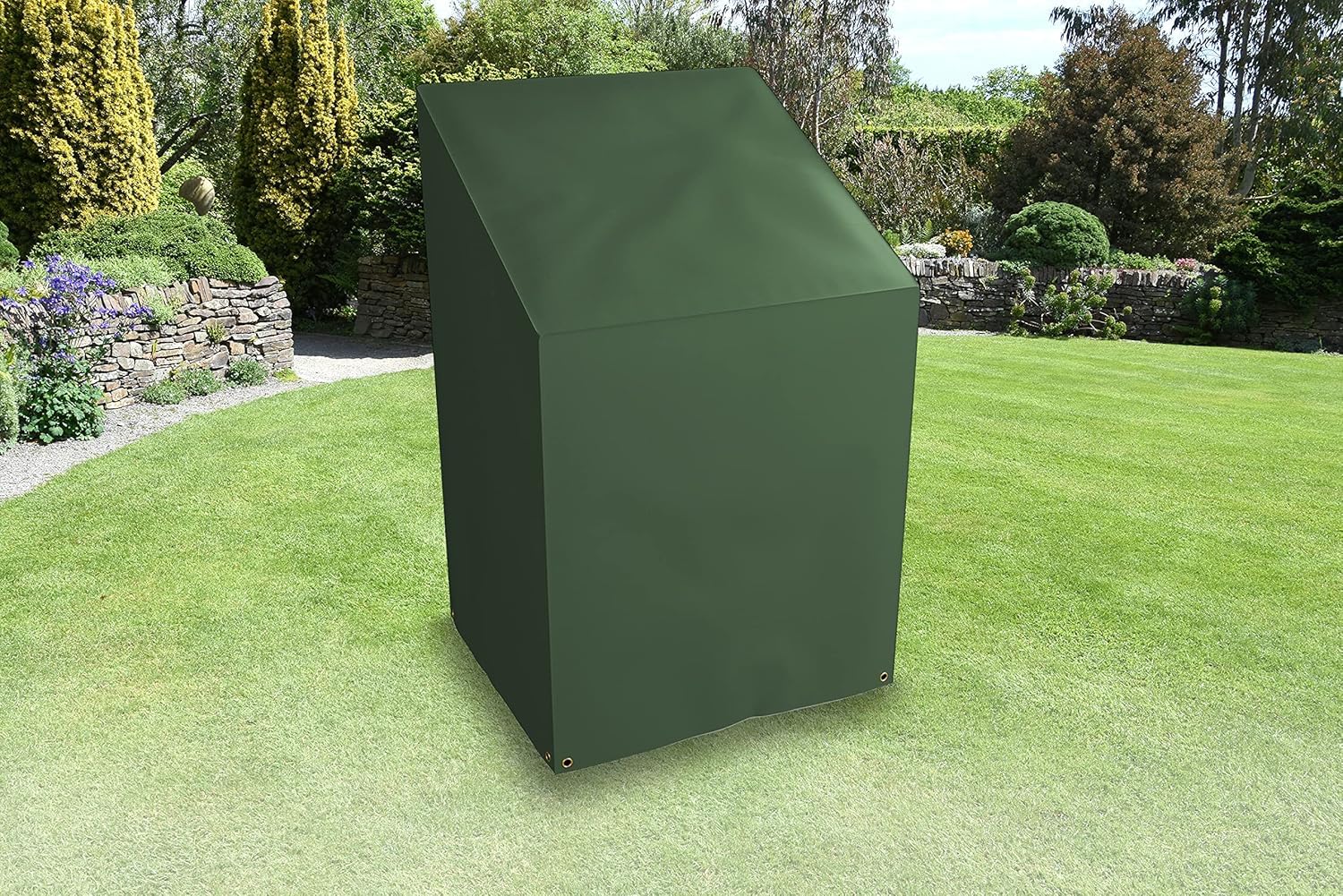 Bosmere Protector 6000 | Armchair Garden Furniture Cover | L 68cm D 66cm H 89cm | 100% Waterproof, UV Protected, Heavy Duty 600D | 6 Year Guarantee | C600,Green