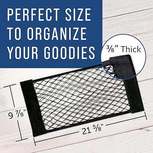 Miniatura 8 de Maplefield Organizador de malla para enfriador, 55 × 9.8 in, red de almacenamiento compatible con Engel, RTIC, Yeti y más
