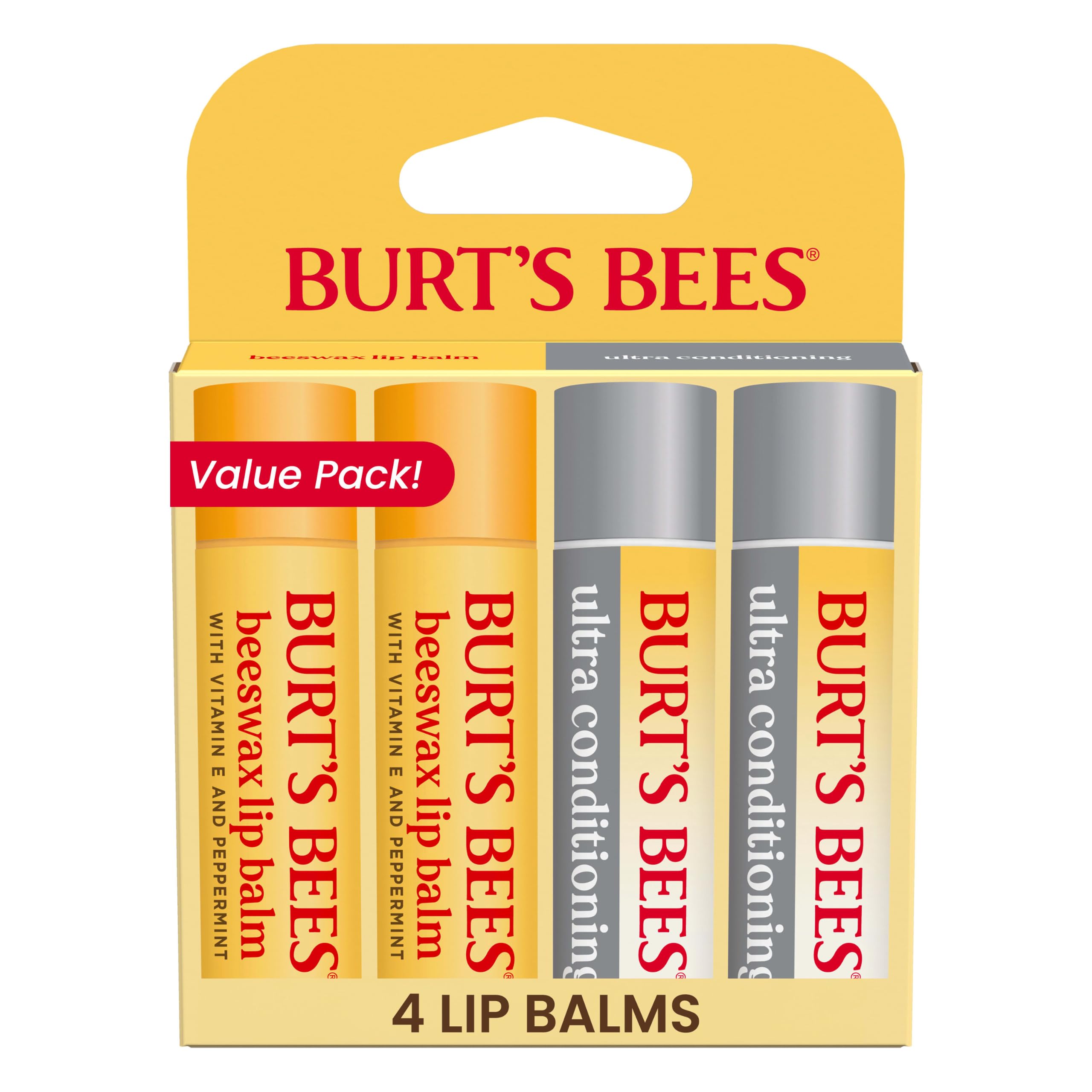 Burt's Bees Lip Balm and Ultra Conditioning Lip Balm