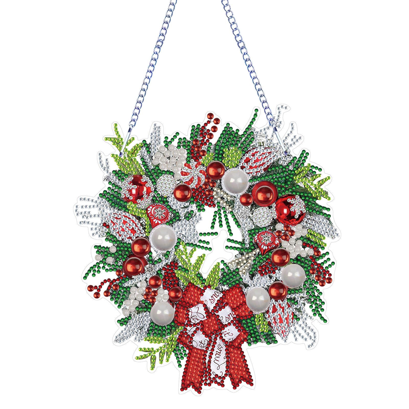Amazon.com: 5D DIY Christmas Wreath Diamond Art Painting Kits