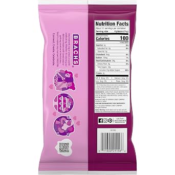 Brach's Cinnamon Jelly Hearts, Valentines Day Candy, Classic Gummy Candy, Valentine's Red Cinnamon Hearts, 12 oz Bag