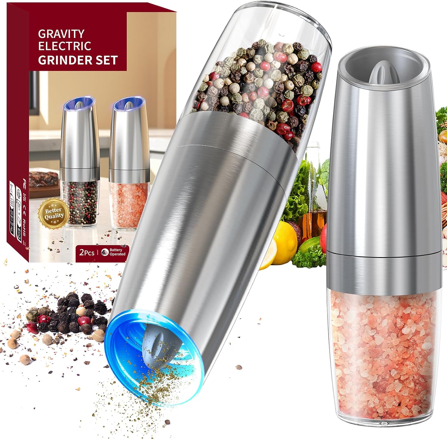 CIRCLE JOY Gravity Electric Salt and Pepper Grinder Review: A Must-Have Kitchen Gadget?