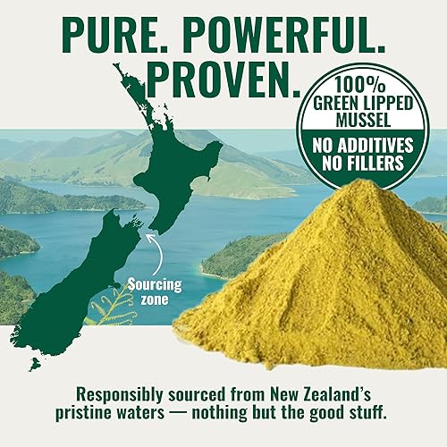 Miniatura 8 de Mejillón de labios verdes antiinflamatorios para perros en polvo