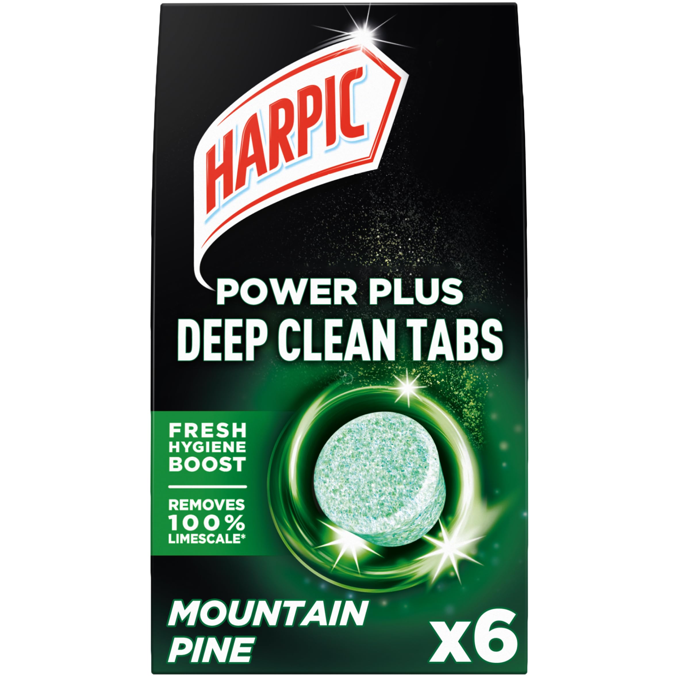Harpic Power Plus Deep Cleaning Toilet Tablets, Original Scent, Pack 1 x 6 Tablets, Deep Clean Without Scrubbing, Removes 100% Limescale, Toilet Cleaner — view 7