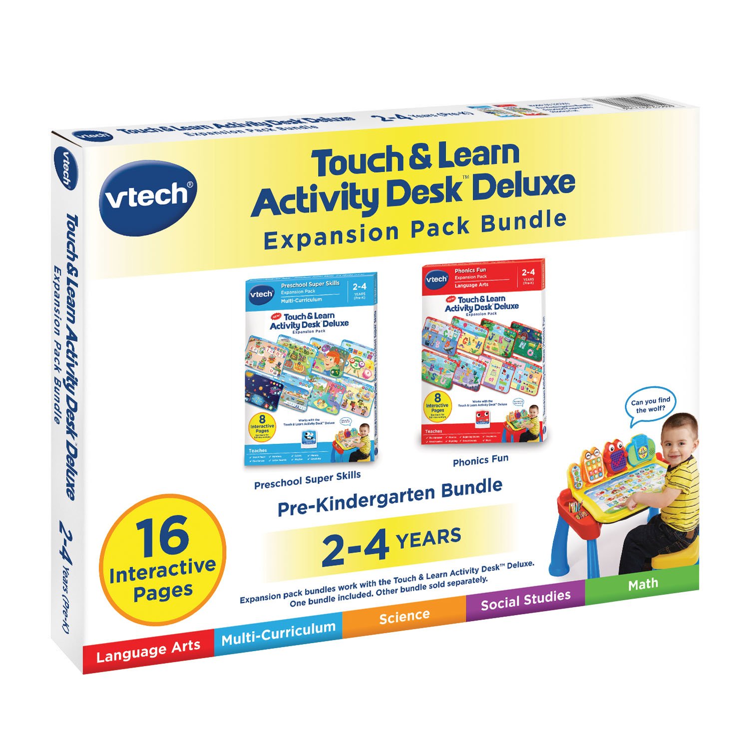 Amazon.com: VTech Touch & Learn Activity Desk Deluxe 2-in-1