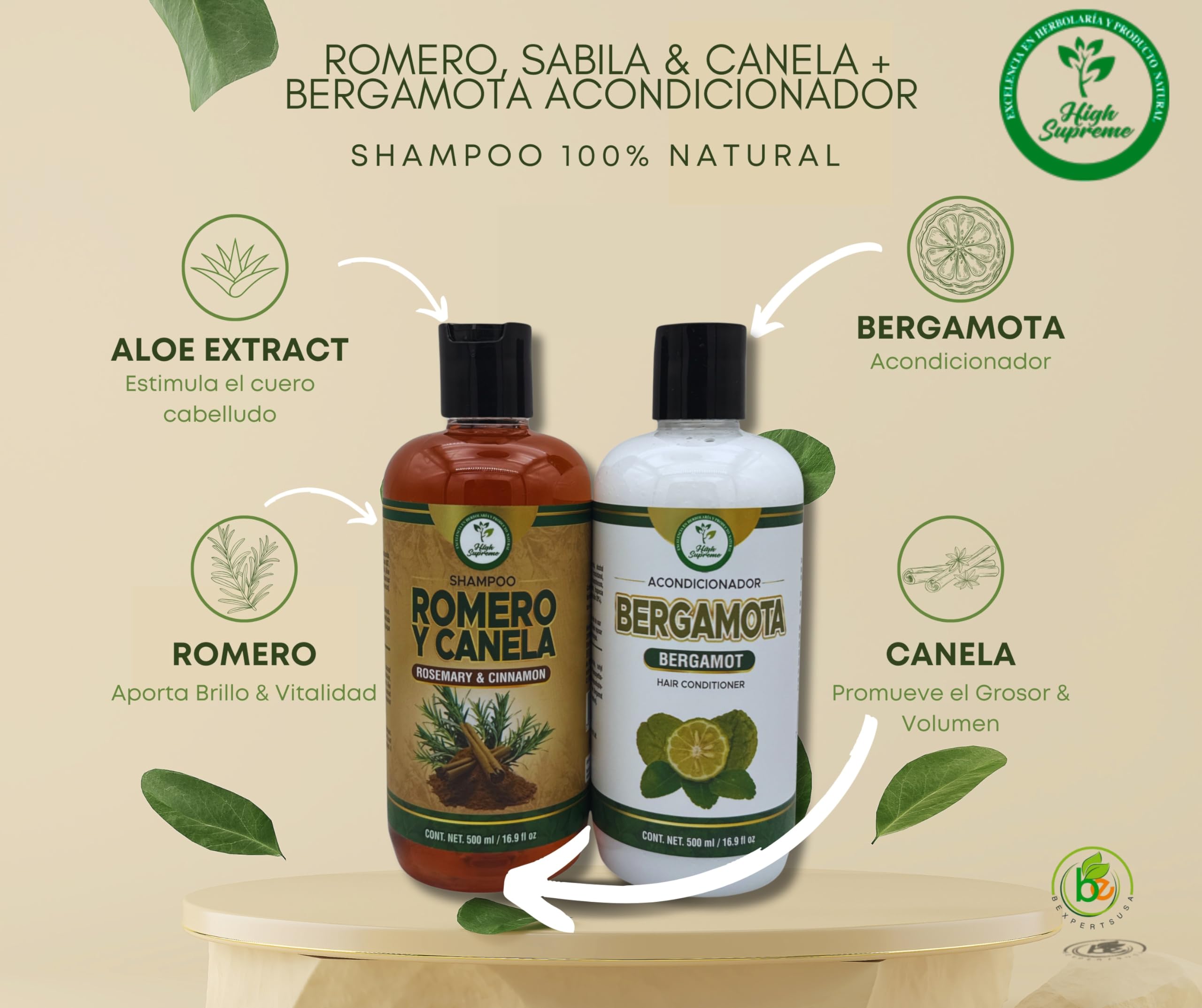 KEMA CREMA SHAMPOO & TREATMENT セット Amazon.com : HIGH SUPREME Shampoo Romero, Sábila & Canela +