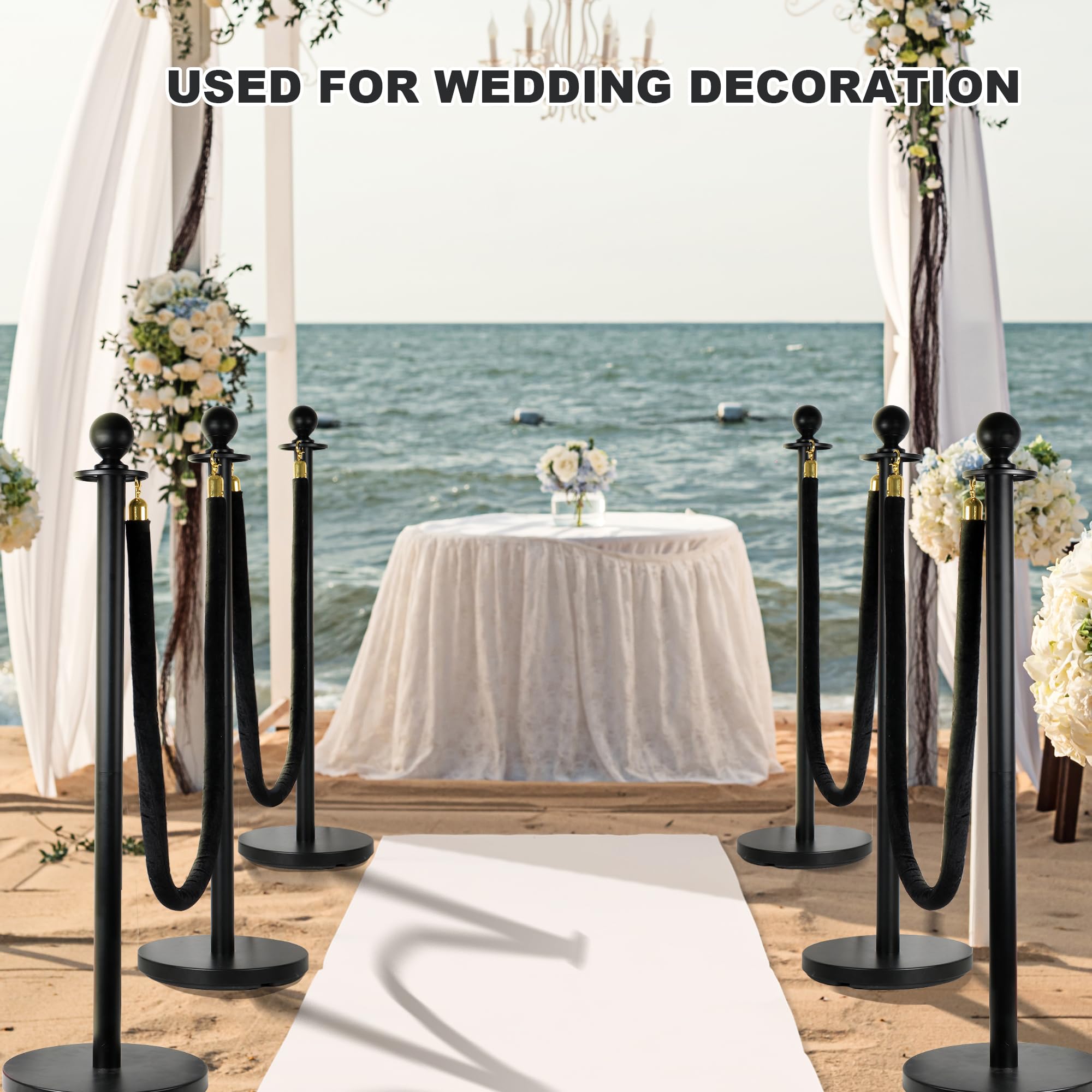 Stanchions & Velvet Ropes - Crowd Control Barriers -2