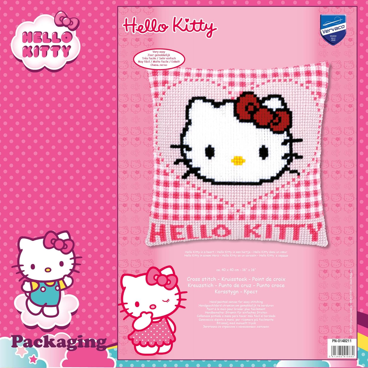 Vervaco 1-Piece Cushion HK in A Heart