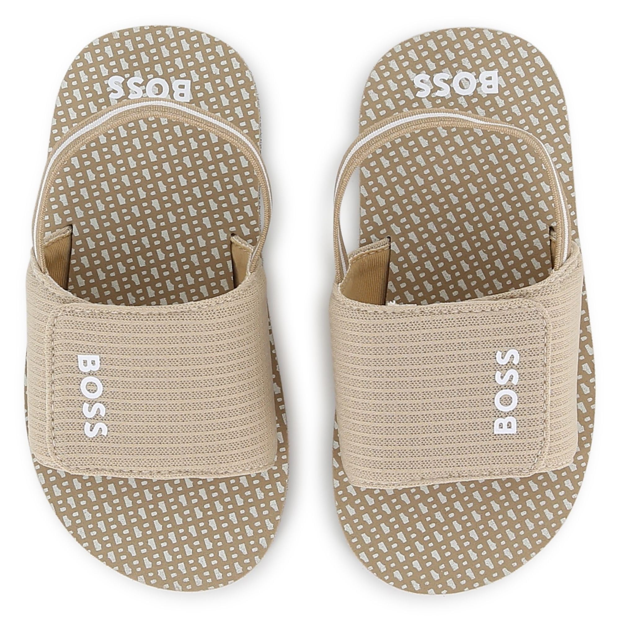 BOSS Aqua Slides Baby Boys, Grey