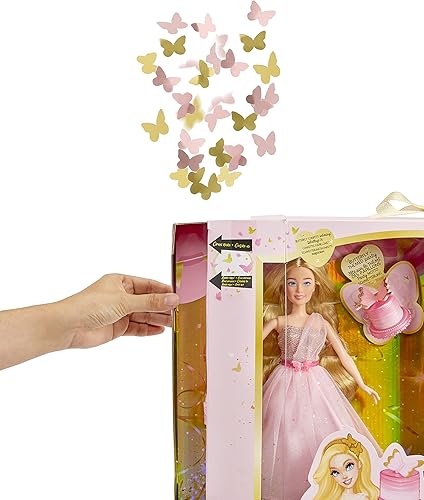 Miniatura 2 de MGAs Dream Ella Lets Celebrate - Muñeca Aria rosa y dorado confeti de mariposa con purpurina rosa y dorado muñeca de moda de fiesta rubia de 115