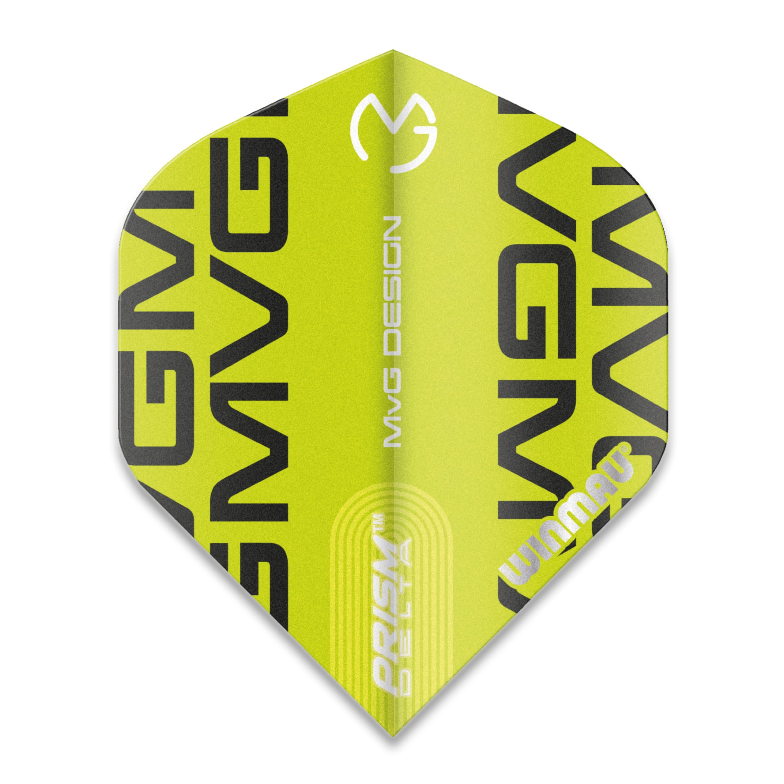 WINMAU Prism Delta Michael Van Gerwen MvG Green Extra Thick Dart Flights - 10 sets per pack (30 dart flights in total) - Image 3