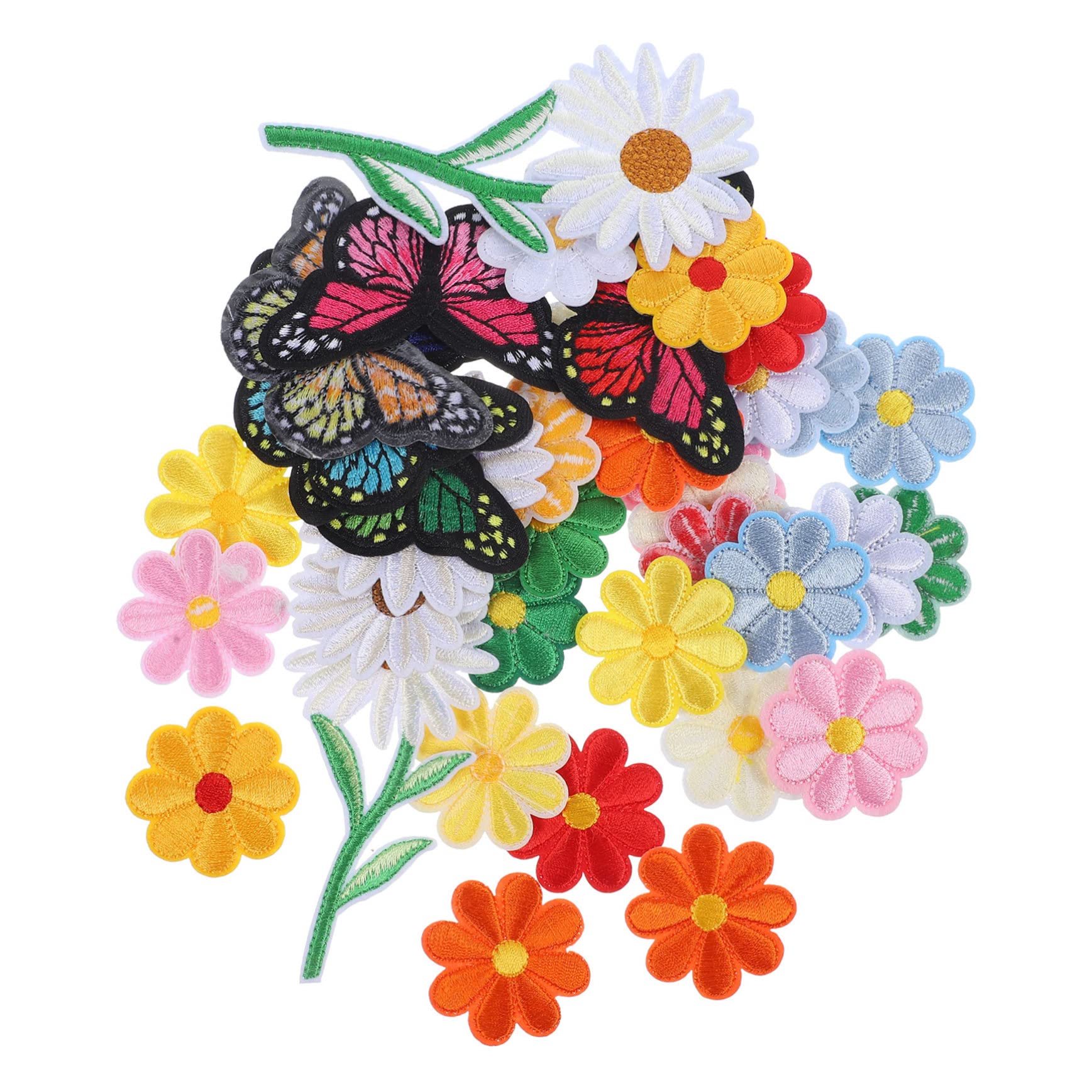 COHEALI 195pezzi Patches Ricamati Per Decorazione e Riparazione Toppe Termoadesive a Per Abbigliamento e Accessori Facile Applicazione Su Giubbotti e Jeans
