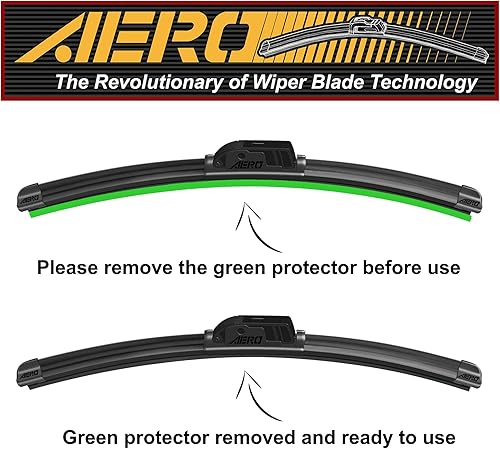 Miniatura 4 de AERO Avenger - Escobillas de limpiaparabrisas prémium de 26 pulgadas + 26 pulgadas para todas las estaciones, repuesto del equipo original para