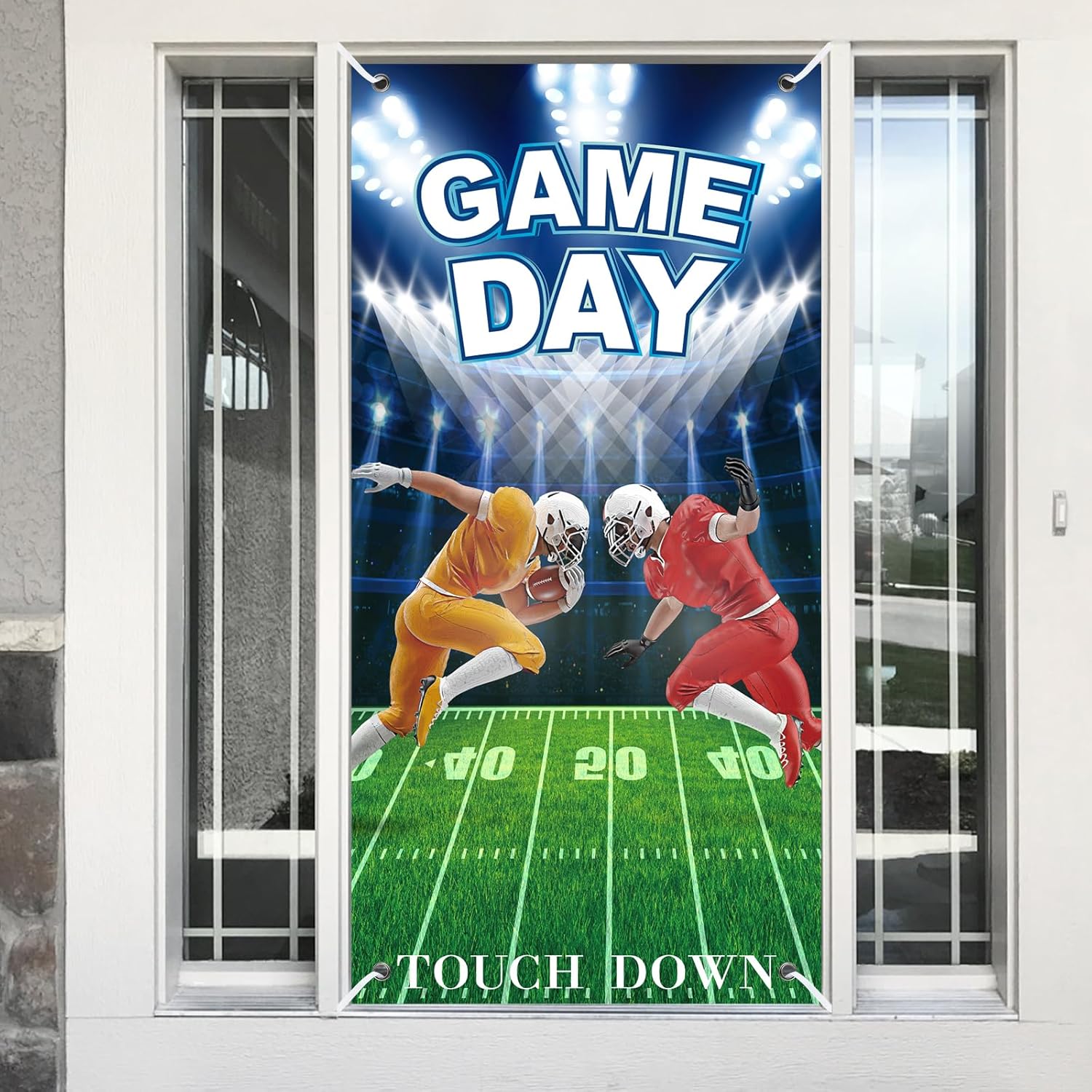 Amazon.com: Inisajace Football Door Cover Decorations - Football Party ...