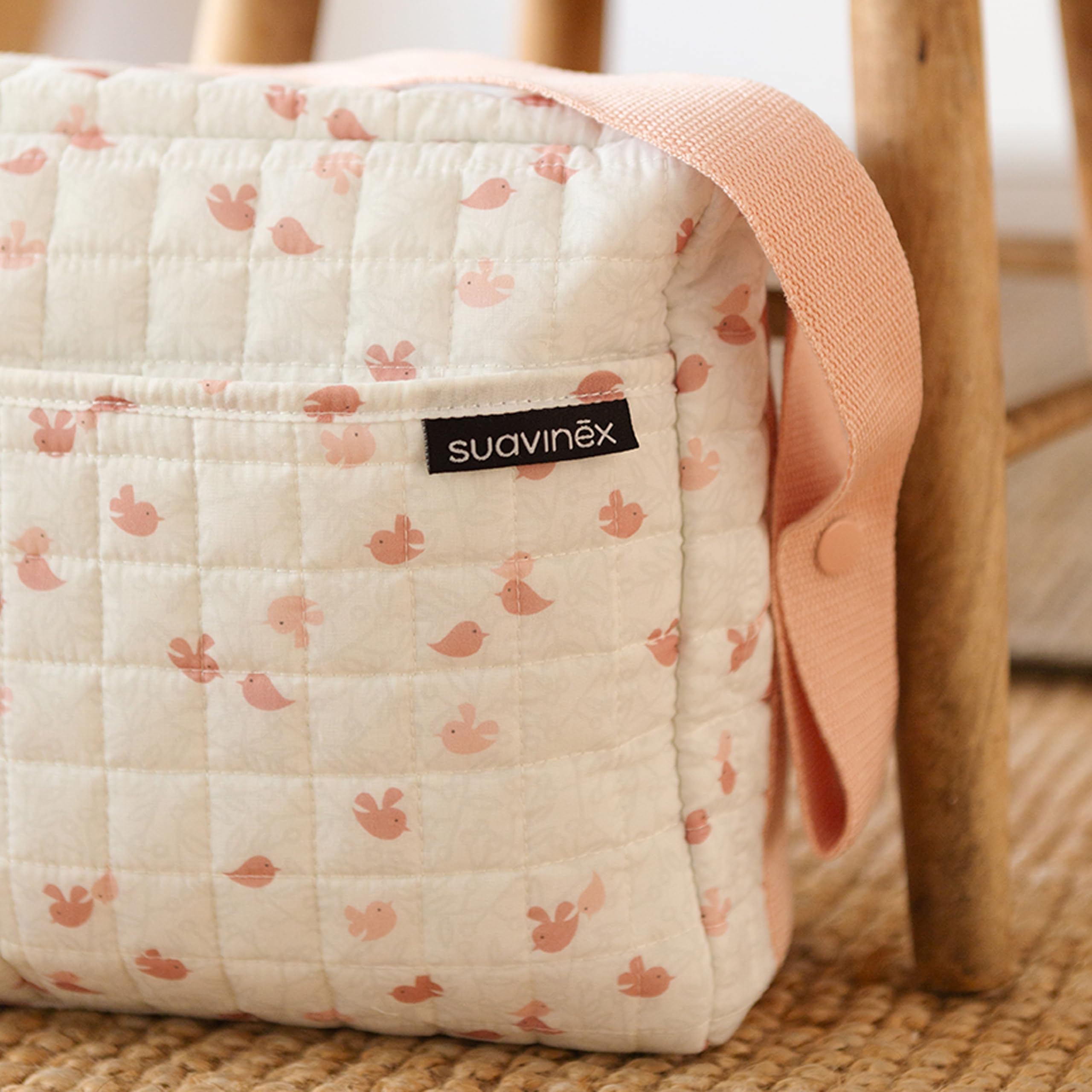 BOLSO COSMÉTICA BEBÉ CORAL LOTE 6 pz