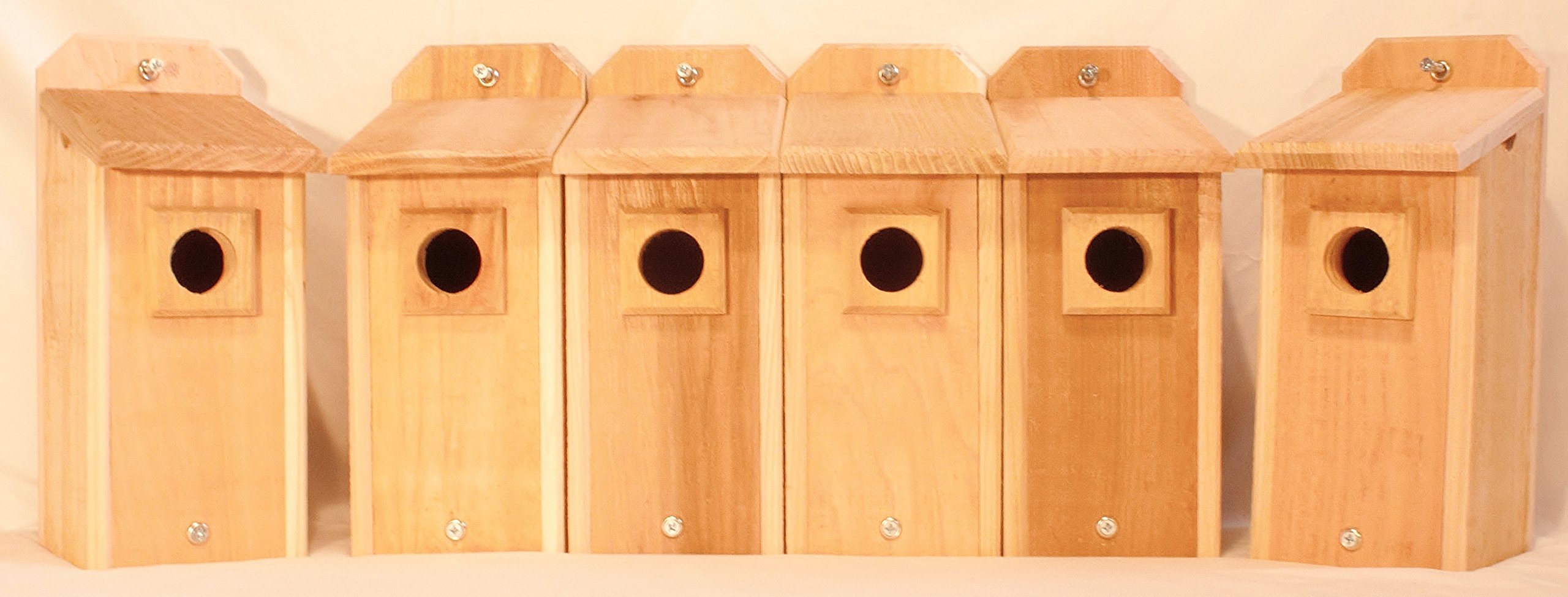 6 Cedar Bluebird Houses
