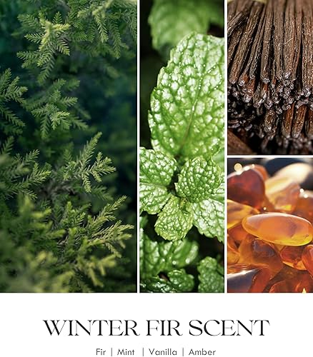 Miniatura 3 de AOOVOO Velas perfumadas de abeto para mujer, vela de aromaterapia con cristales en el interior, velas de soja de 10 onzas para el hogar, regalos de