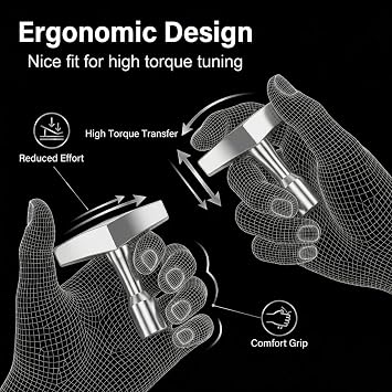 2PCS Drum Key - Drum Tuning Key - Quadrilateral Drum Tuner Key - Acoustic & Electric Drum Kit Tool - Chrome Alloy - With Drill Bit Adapter (Silver)