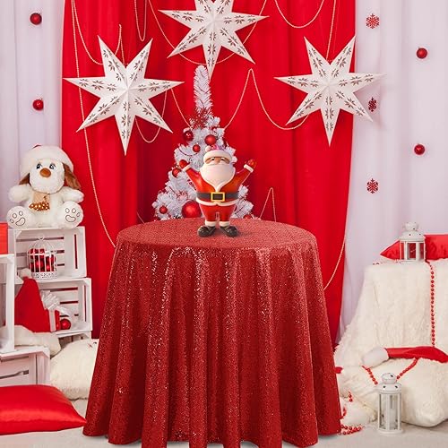 Hahuho Mantel de lentejuelas con brillantina, para decoración de despedida de soltera, cumpleaños, boda, postres, banquetes Hahuho Mantel de lentejuelas con brillantina, para decoración de despedida de soltera, cumpleaños, boda, postres, banquetes