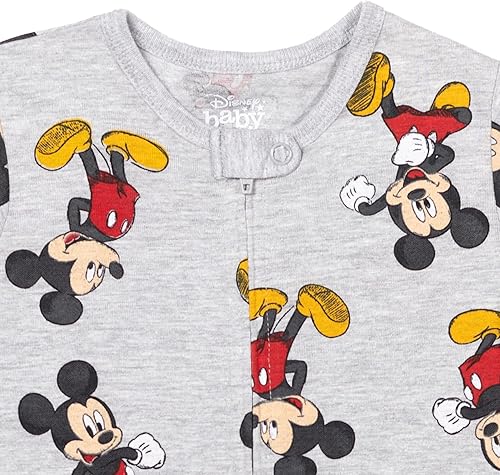 Miniatura 4 de Disney Baby 2 Pack Zip Up Sleep N' Plays Recién Nacido a Bebé Tallas (Recién Nacido - 24 Meses)