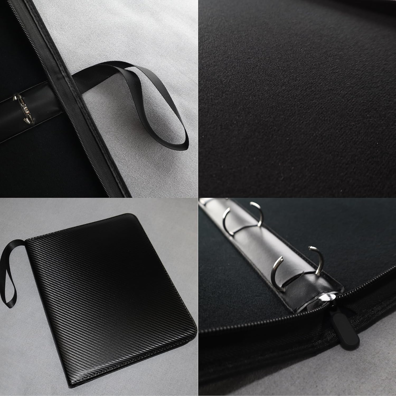 50-Pack 35mm Film Negative Storage Sleeves with Binder Box, Acid-Free Protector Pages for 135/35mm Film Negatives, Durable Archival Film Organizer Kit