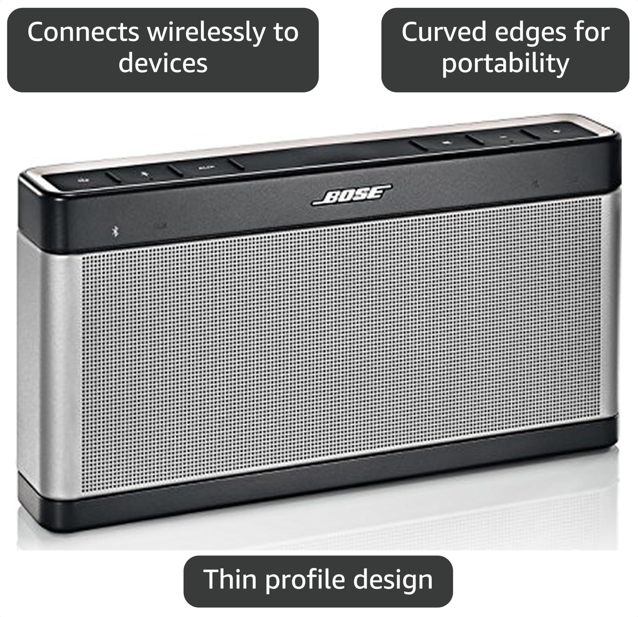 BOSE SoundLink Ⅲ ワイヤレススピーカー Amazon.com: Bose Soundlink Bluetooth Speaker III - Silver (Renewed