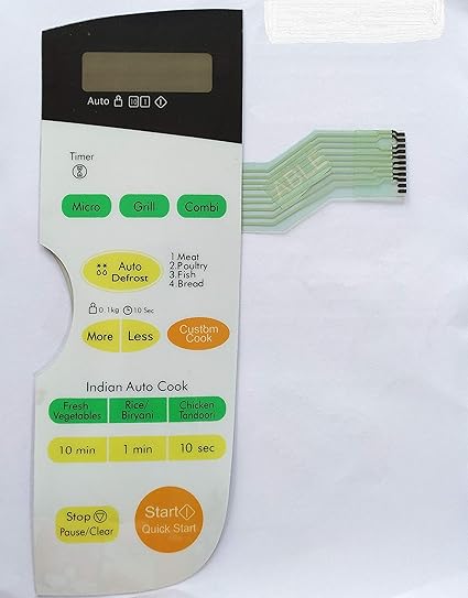 ABLE MC604AP / MG605AP Microwave Oven Membrane Keypad