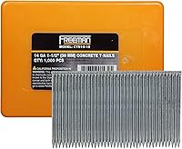 Freeman CTN14-15 14 Gauge 1-1/2" Glue Collated Galvanized Concrete T-Nails, 1000 Count for Wood to Concrete & Steel