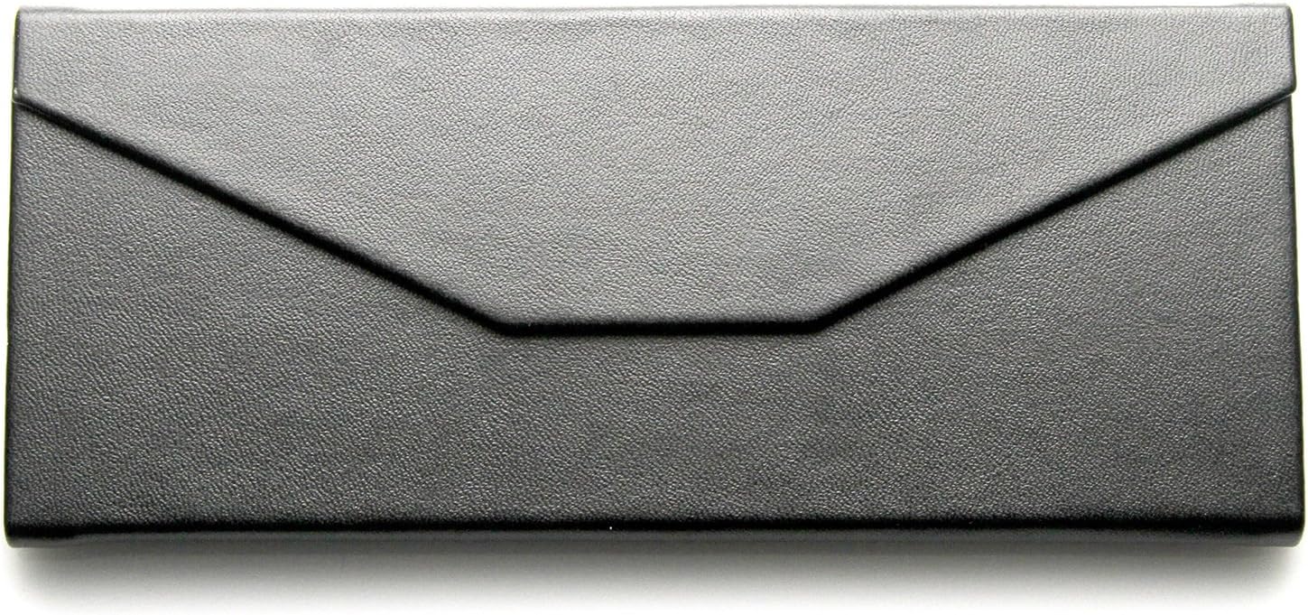 zeroUV - Tri-Case - Foldable Low Profile Leather Magnetic Triangular Sunglasses Eyeglasses Case