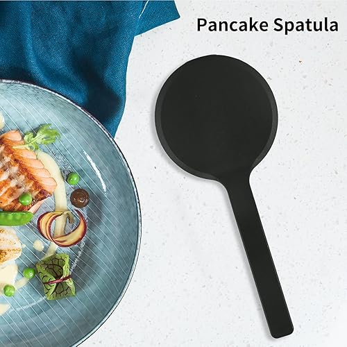 Miniatura 3 de Big-Middle-Mini paquete de 3 espátulas de nailon negro, espátulas KItchen antiadherentes, utensilios de cocina sin BPA de alta resistencia al calor,