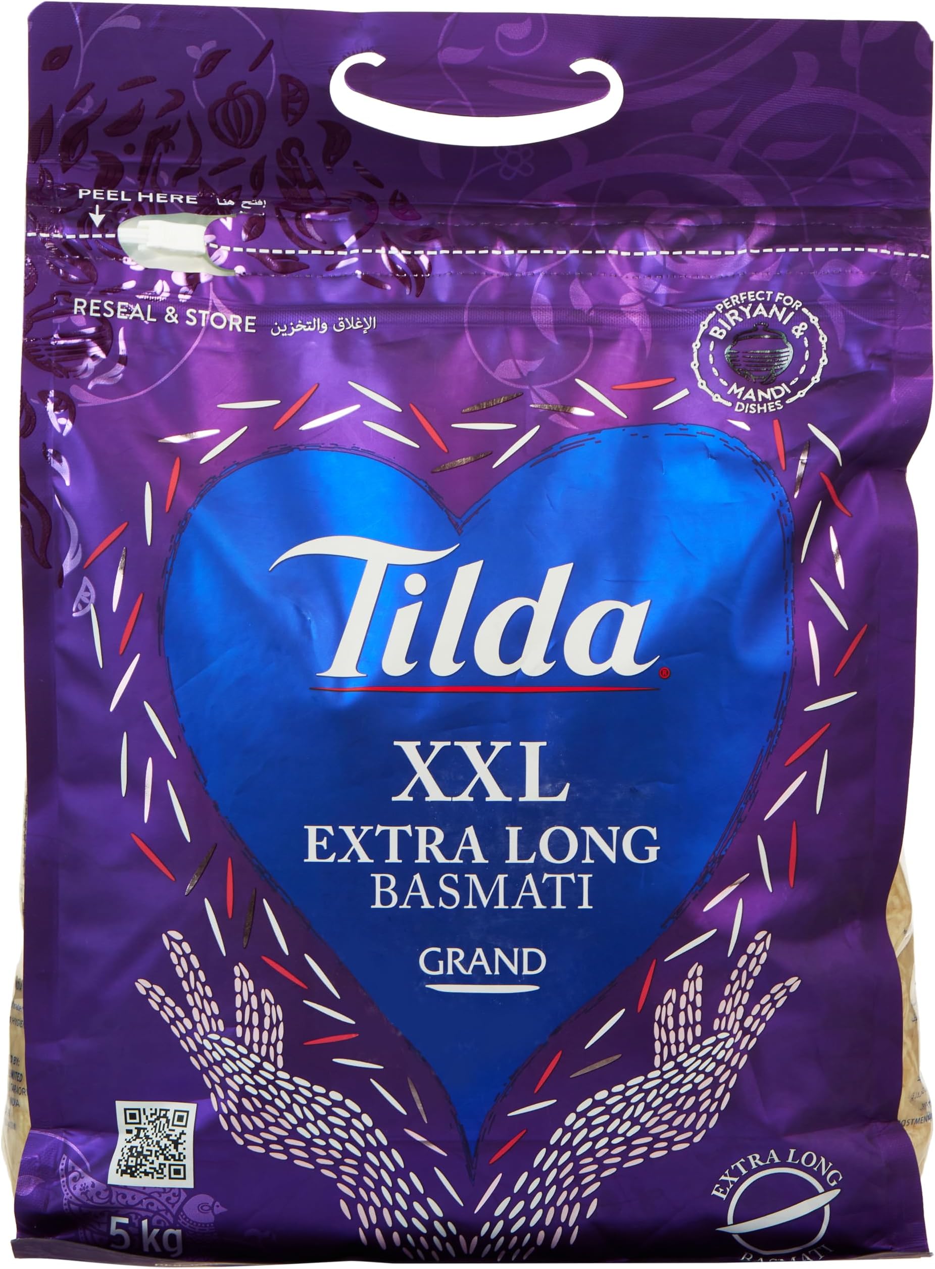 Tilda Grand Extra Long Basmati Rice, 5Kg