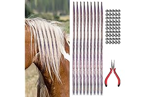 50 Pcs Horse Tail Extensions: Enhance Your Horse's Beauty