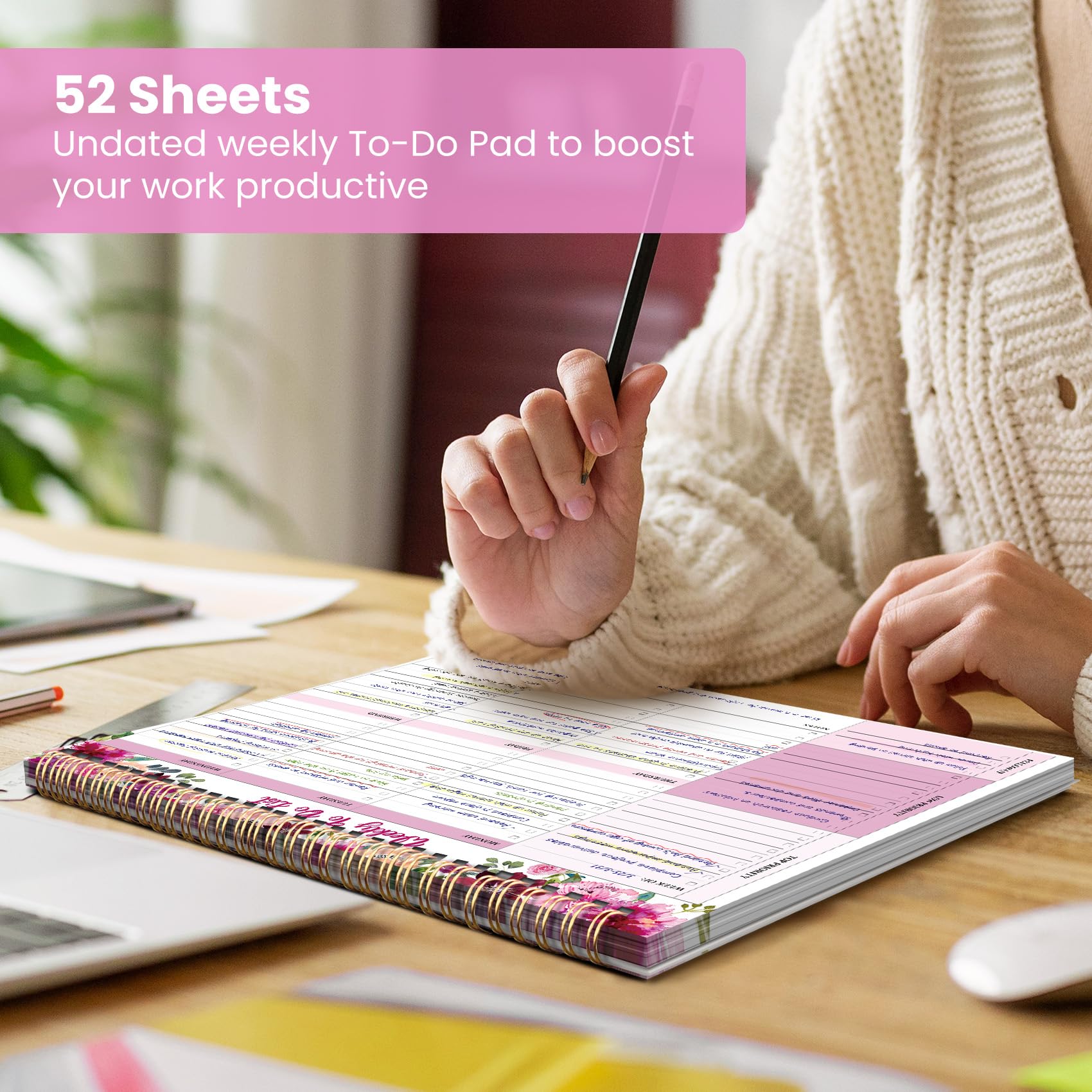 Snapklik.com : Weekly To Do List Notepad