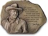 39;My Hope And Prayer' John Wayne Wall Décor – A unique raised-relief John Wayne plaque with the look of weathered stone featuring a patriotic quote from The Duke. The Bradford Exchange