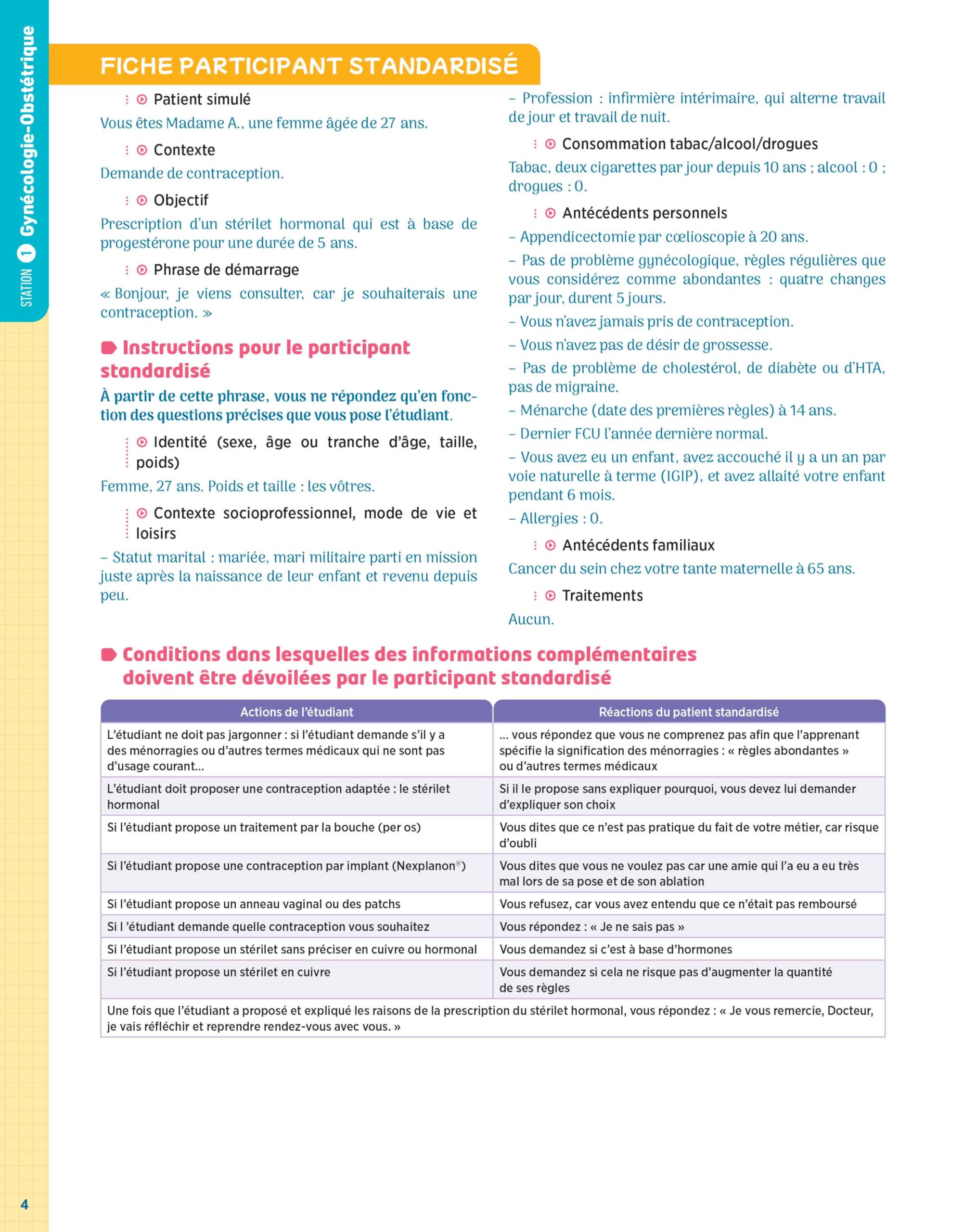 ECOS La compil' 3 - Gynécologie-Obstétrique/Médecine interne/Ophtalmologie/Orthopédie-Traumatologie