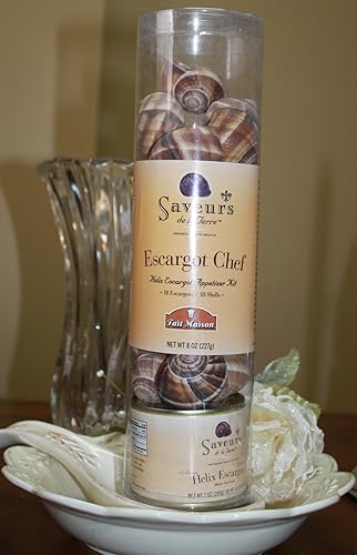 Francés Escargots1,5decenas extragrande con 18Conchas de los Caracoles