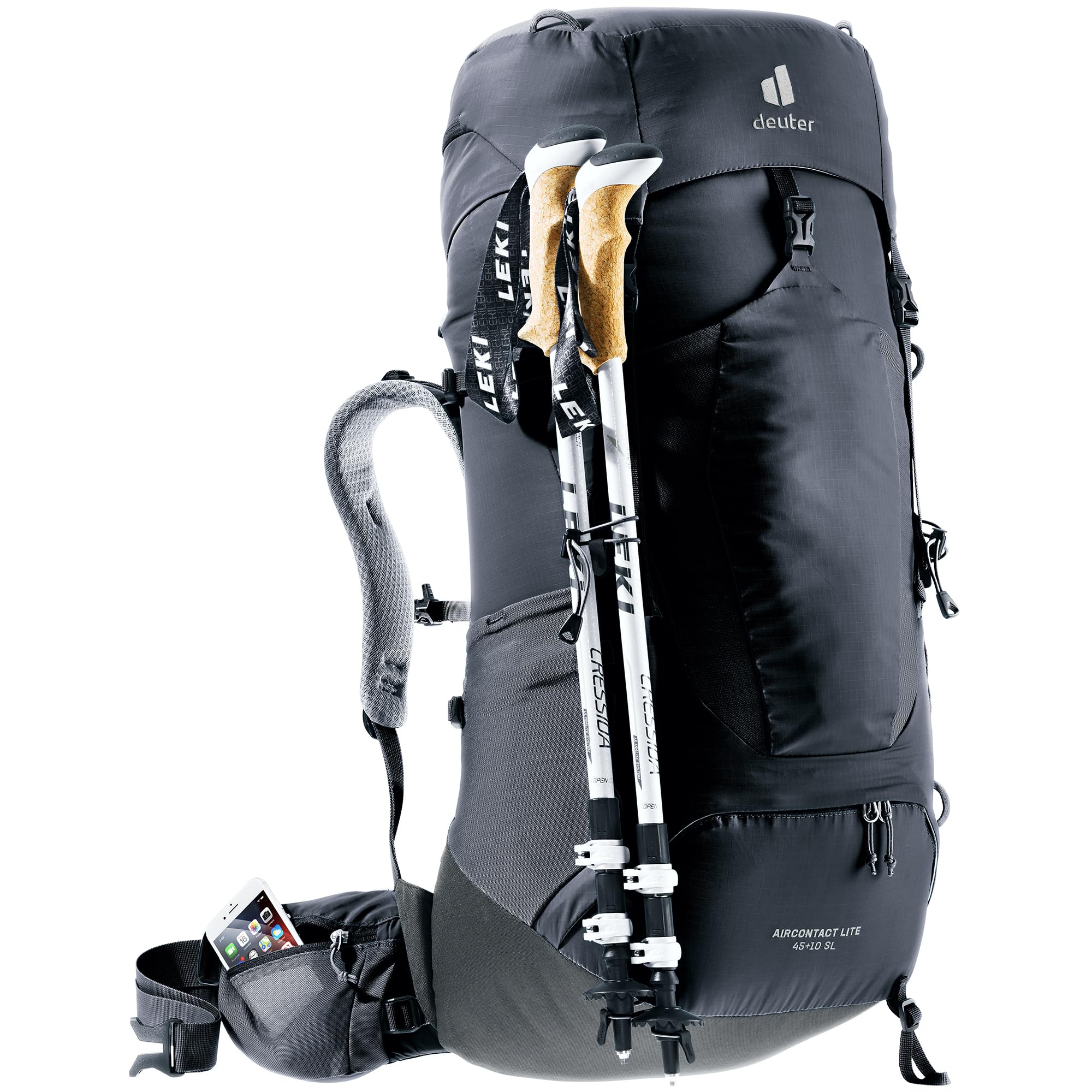 deuter Aircontact Lite 45 + 10 SL Sac à dos de trekking léger pour femmes