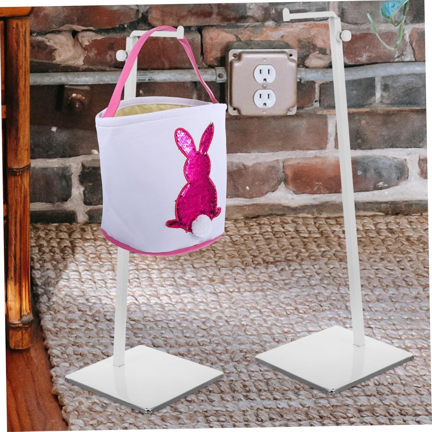 BESTOYARD Adjustable Metal Bag Rack Holder Display Rack for Women Handbags Shoulder Bag Hanger Organizer Holder Purse Display Stand Belt Hanger Tie Organizer Purse