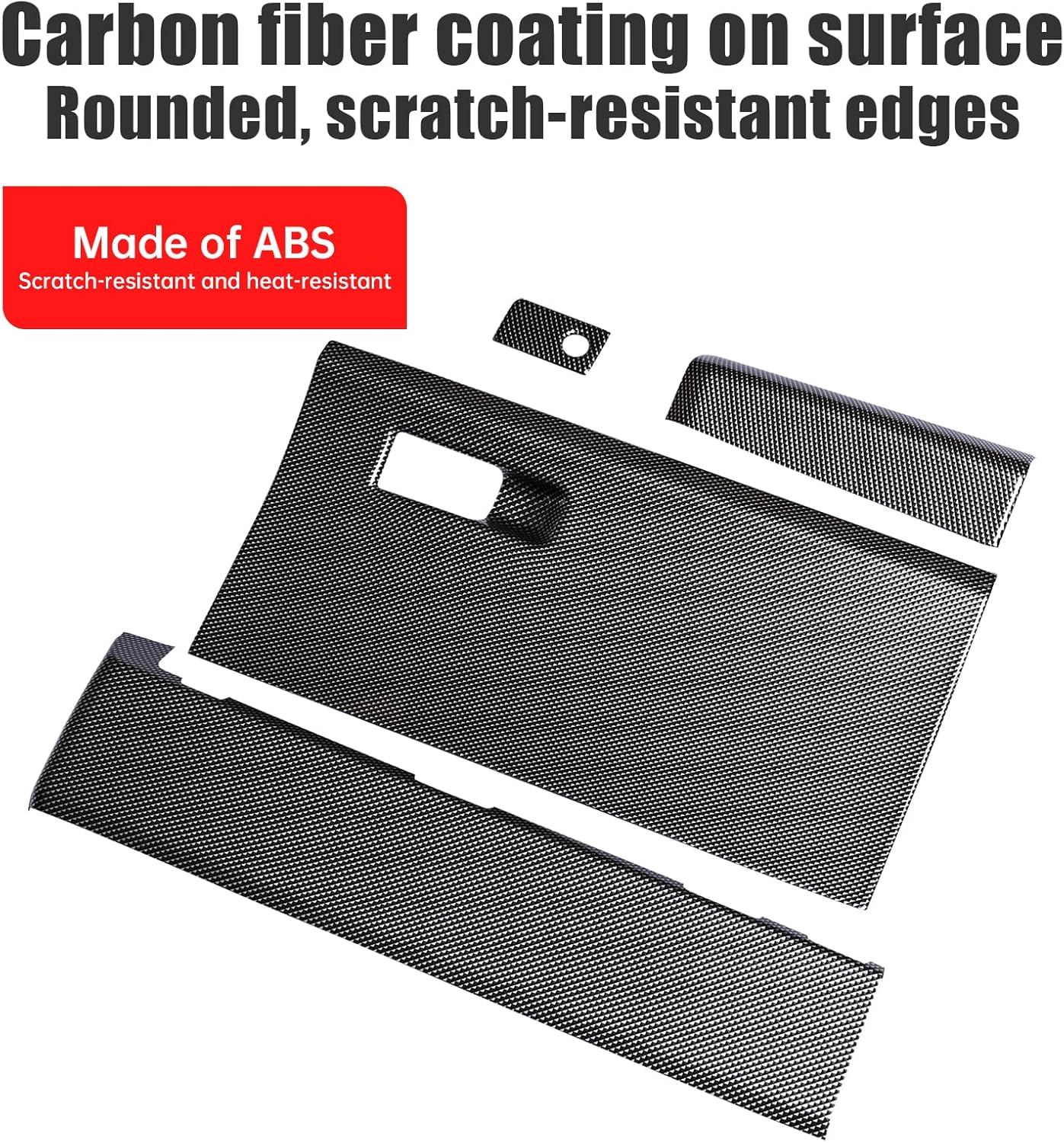 Passenger kick Panel for 2024-2025 2026 Toyota Land Cruiser 250 1958 Prado LC250 J250 Passenger Seat Storage Box Kick Panel Carbon Fiber Textured Interior Decoration Tuning Accessories