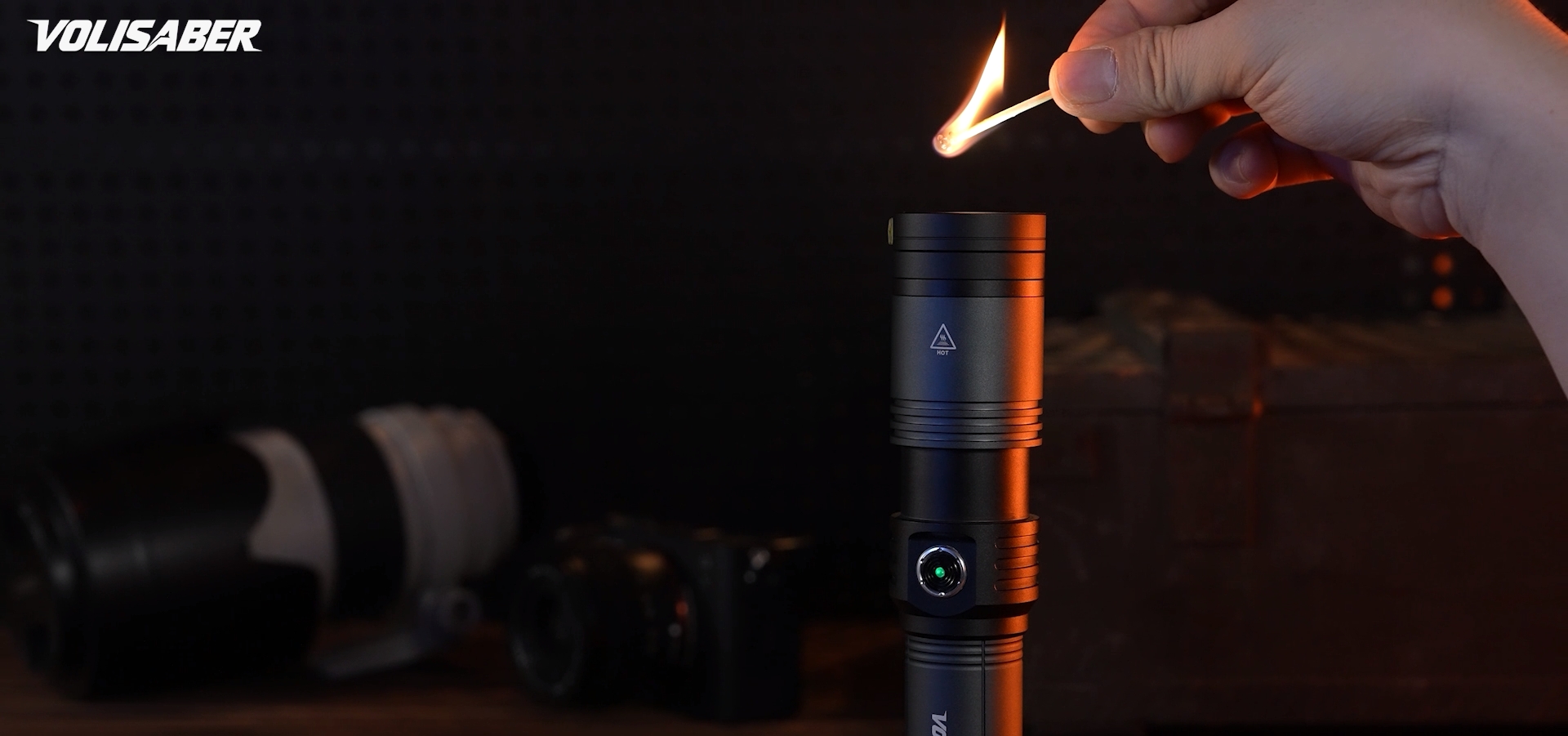 Amazon.com: VOLISABER LED Flashlight Rechargeable with Ignition