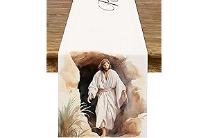 Sunwer Christian Easter Table Runner