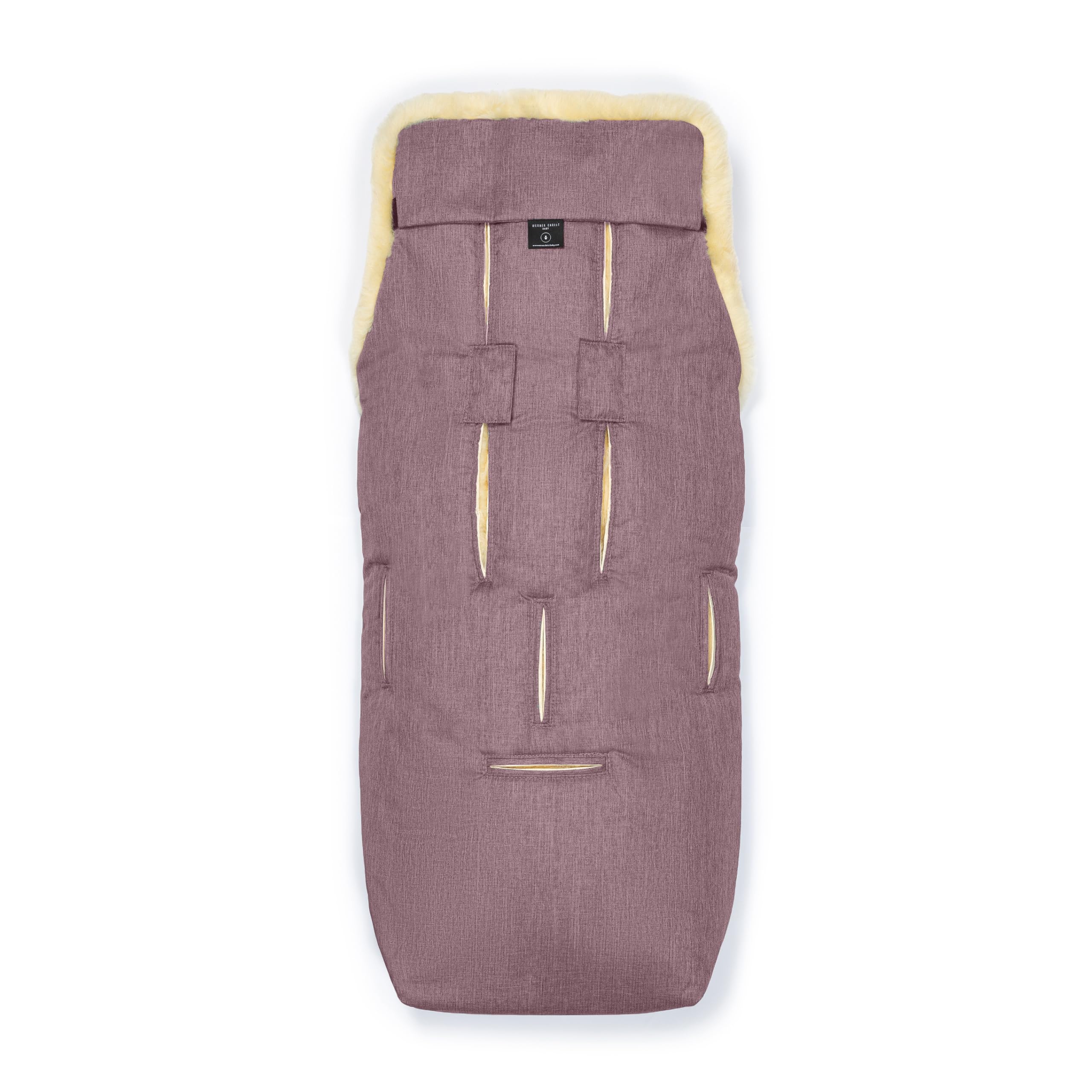 Chancelière AROSA en peau de mouton pour poussette de WERNER CHRIST BABY – Universelle douillette pour bébé, fourrure médicale, comme matelas à langer et housse pour poussette - couleurs au choix